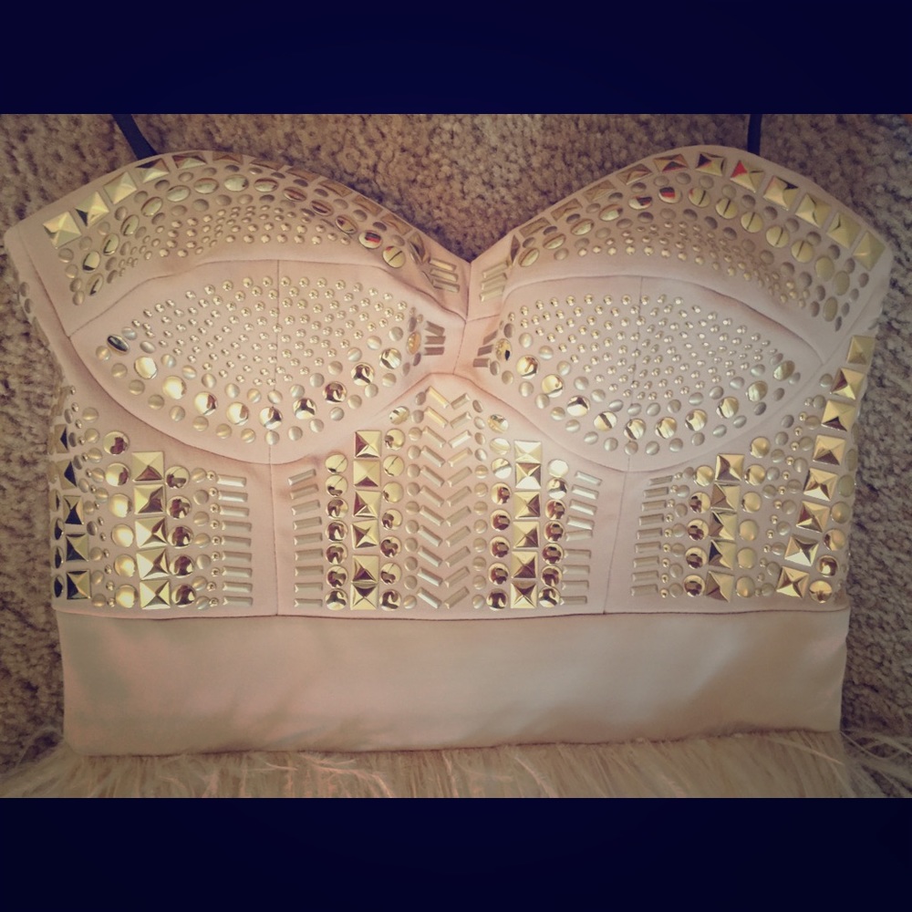 Bebe Isis studded dress